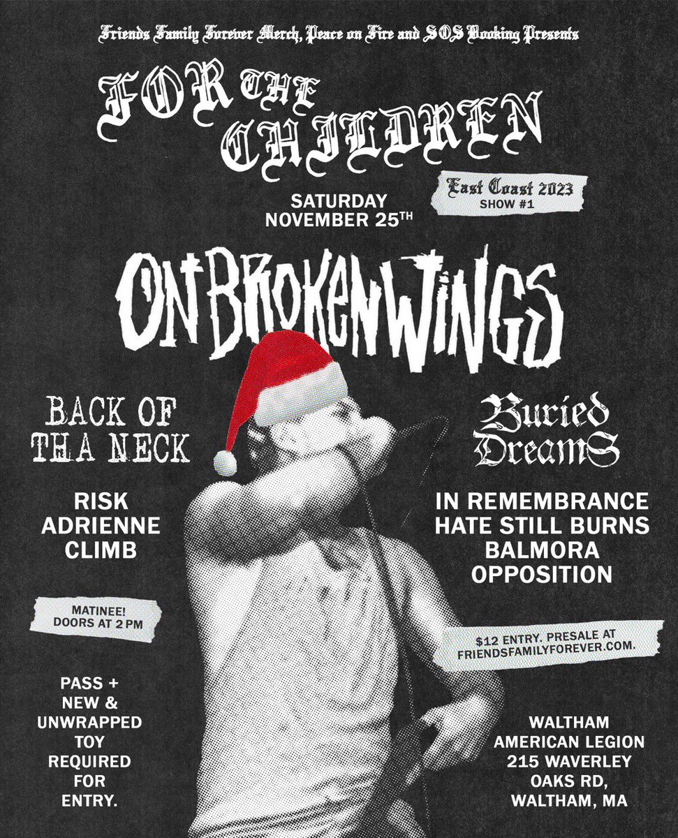 hsbhardcore's tweet photo. BRING A TOY DOOFUS. STAGE DIVE AT THE VFW. https://t.co/iG3HTcHCUk https://t.co/Gg9e2xSoZF