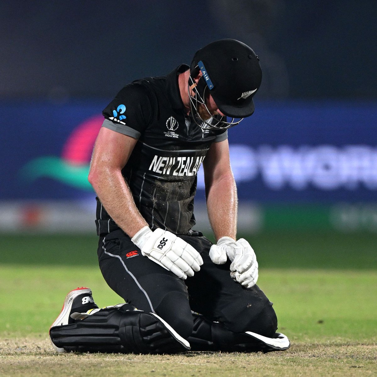cricinfo's tweet photo. Dear Jimmy Neesham, cricket won because of you today ❤️‍🩹

SCORECARD: https://t.co/JVpxwq9Re1 | #CWC23 | #AUSvNZ https://t.co/yyeR6R9116