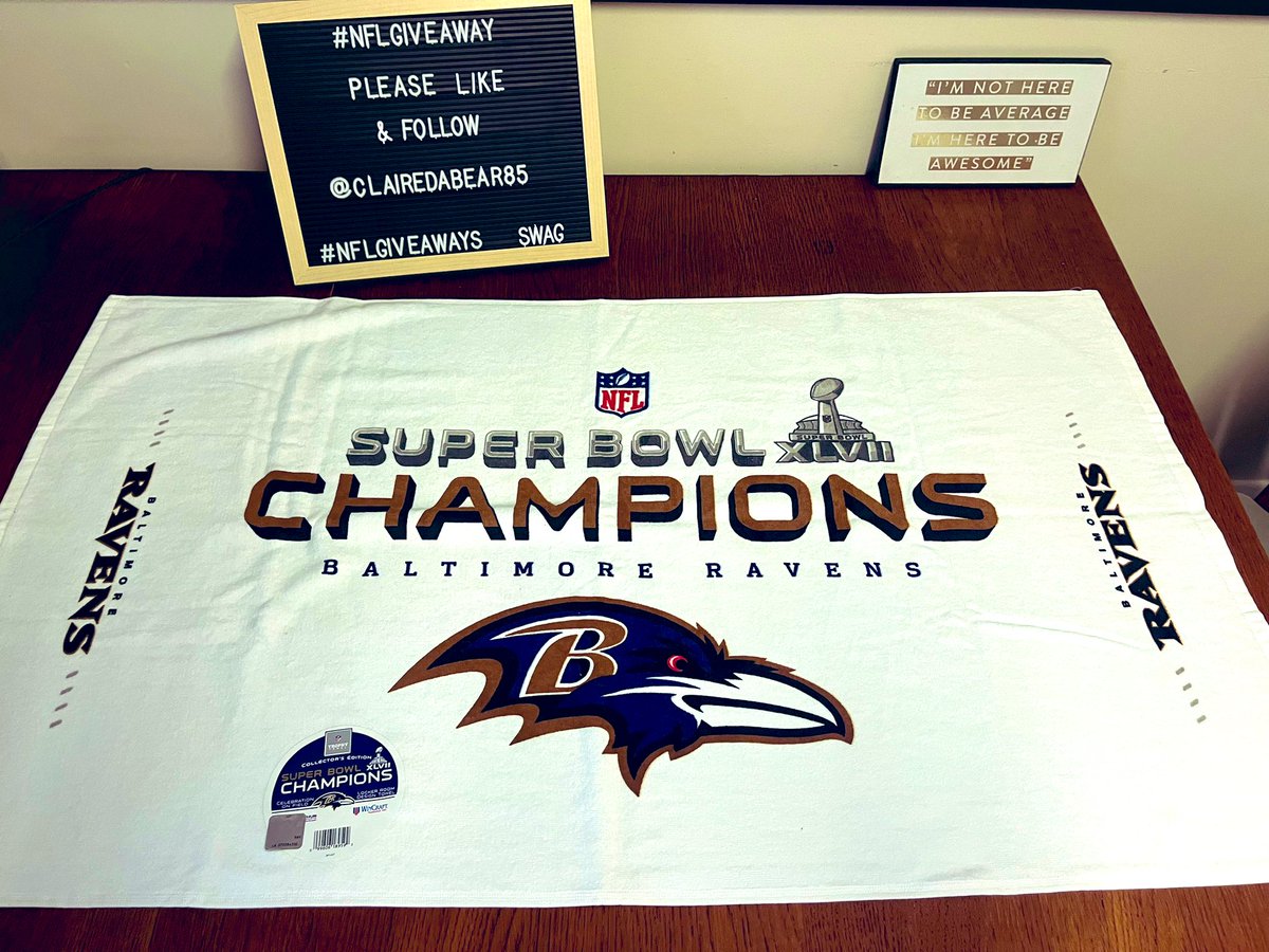 #RavensFlock #Purple #SWAG #NFLGIVEAWAY For a chance 2 #win this #prize You MUST b following <a href="/clairedabear85/">Claire Da Bear</a> &amp; RT &amp; like this link. The #Giveaway will run till 3/11 &amp; is open 2 NFL fans globally #NFLTwitter #NFL there will b runners up lot as well.  #NFLLondonGames #BALvsARI