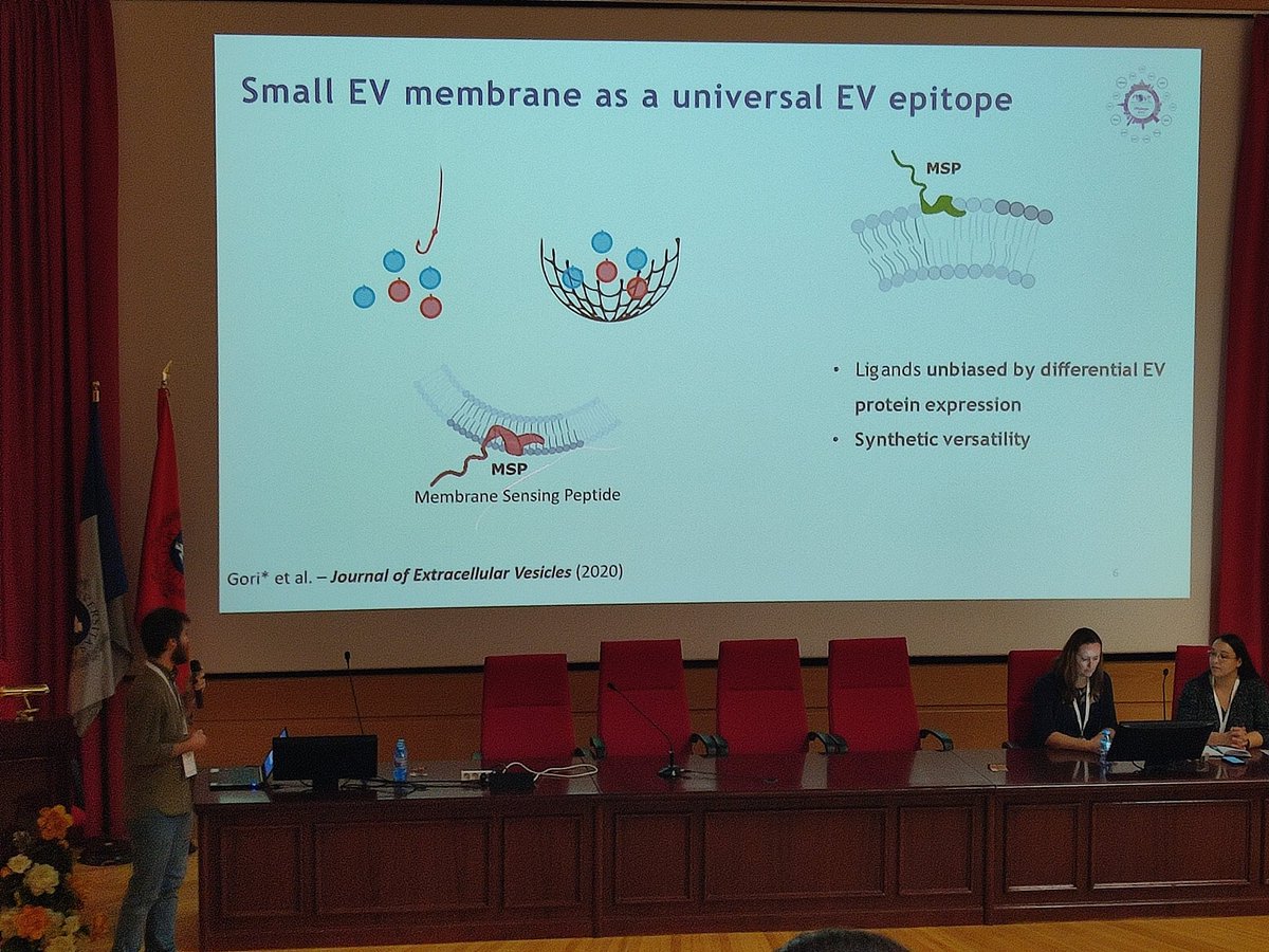 #MOVE symposium in #Malaga!
Thank you <a href="/EVItaSociety/">EVIta- Italian Society for Extracellular Vesicles</a> for giving me the opportunity to take part of this symposium with the move travel grant!
#peptide #EVs