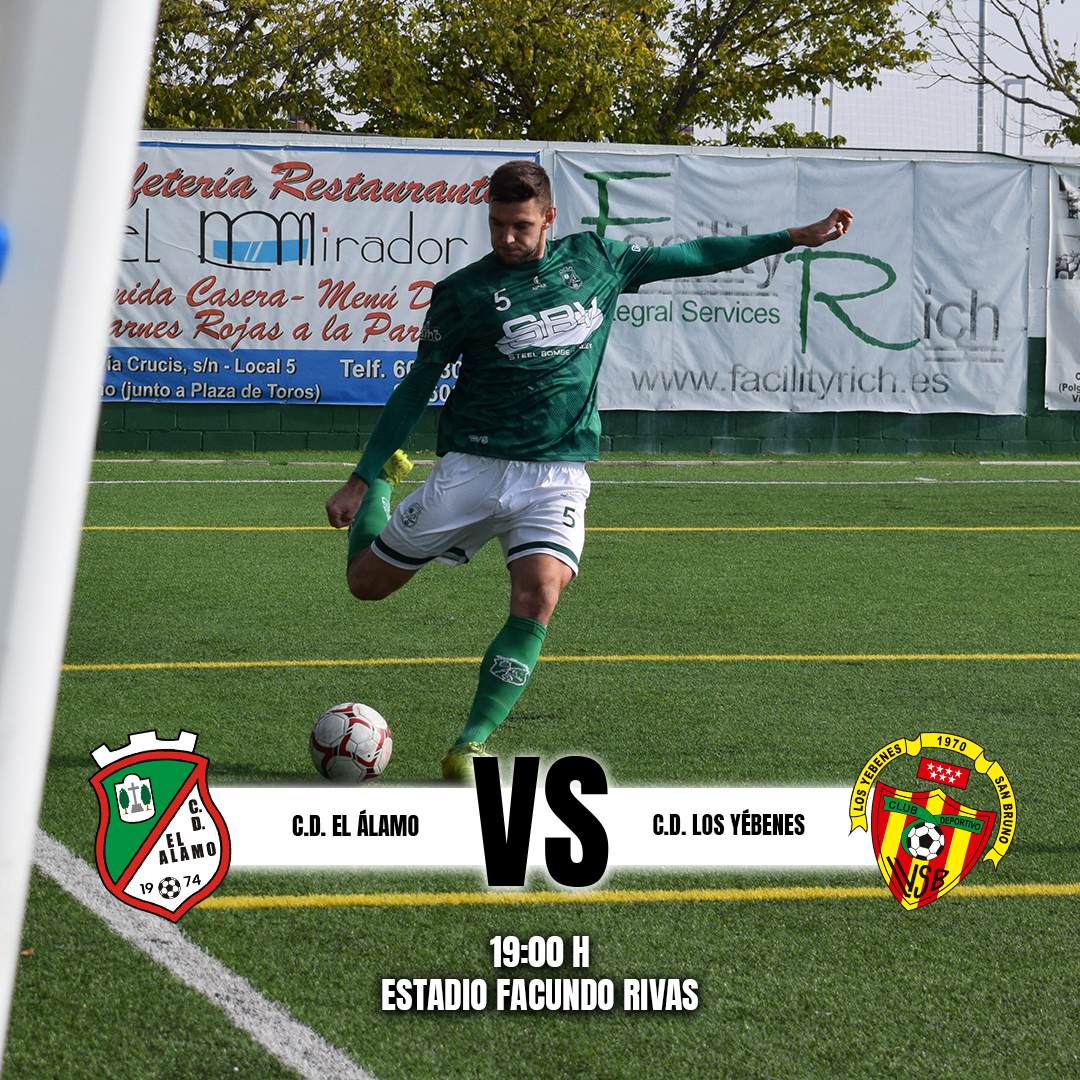 CD_El_Alamo's tweet photo. ⚽ MATCH DAY

🏟️ Tenemos partidazo de la octava jornada a las 19:00h en el Facundo

💚 OS ESPERAMOS

#CDElAlamo #DosColoresUnaIlusion 💚🤍 https://t.co/U5eWWj18pC