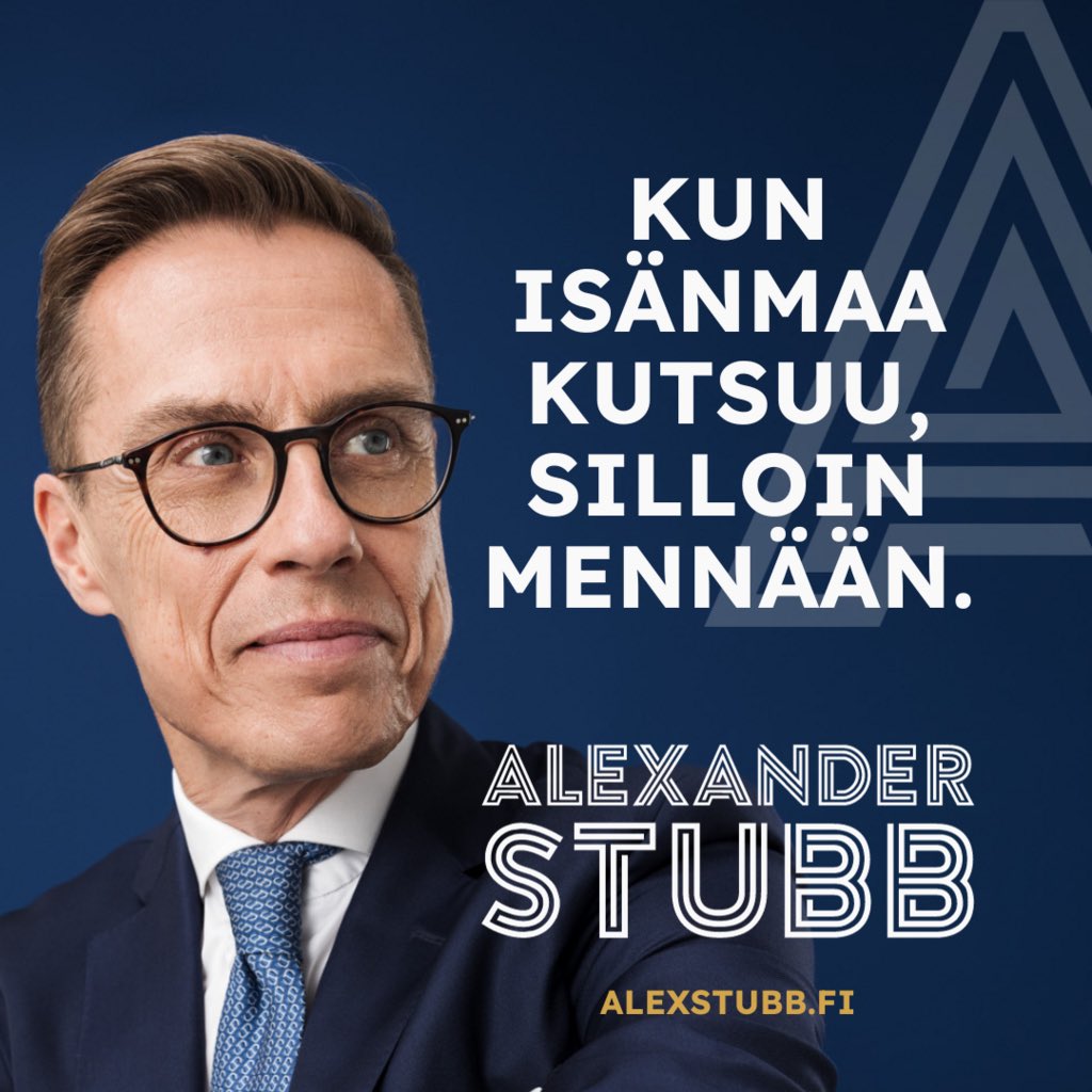 Kokoomusnuoret (@kokoomusnuoret) on Twitter photo Kokoomus on valinnut presidenttiehdokkaaksi professori <a href="/alexstubb/">Alexander Stubb</a> đ«đź Suomi saa Alexista kokeneen, osaavan, kielitaitoisen ja verkostoituneen presidentin! Kannustimme kesĂ€kuussa ensimmĂ€isinĂ€ Stubbia asettautumaan ehdolle. JĂ€lleen kaksi askelta edellĂ€ đ #kokoomus #alex24 Kokoomus on valinnut presidenttiehdokkaaksi professori <a href="/alexstubb/">Alexander Stubb</a> đ«đź Suomi saa Alexista kokeneen, osaavan, kielitaitoisen ja verkostoituneen presidentin! Kannustimme kesĂ€kuussa ensimmĂ€isinĂ€ Stubbia asettautumaan ehdolle. JĂ€lleen kaksi askelta edellĂ€ đ #kokoomus #alex24