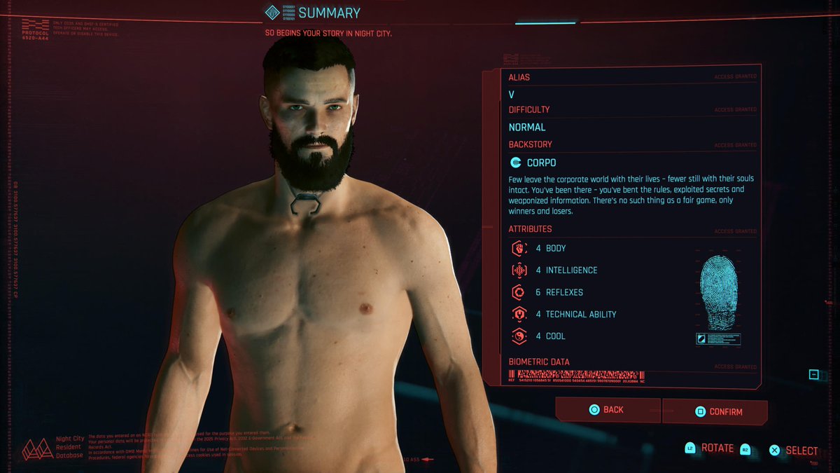 #PS5Share, #Cyberpunk2077 We begin again in Night City...and yes, the best Corpos are naked, it's a negotiating tactic.