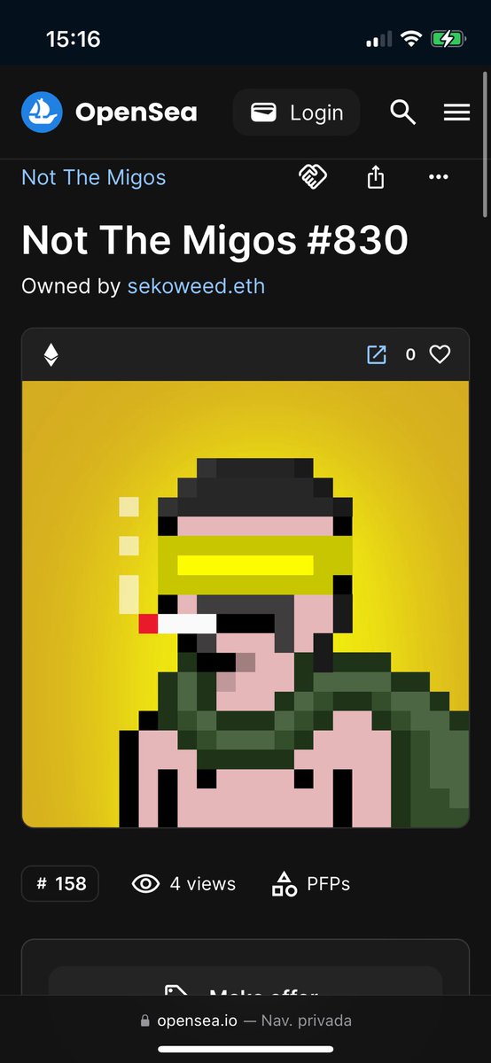 i was about to mint 10 for 5 dollars and my trezor said it would't work😂

so i just got this 2 beautys <a href="/Notthemigos/">Crypto123123</a>