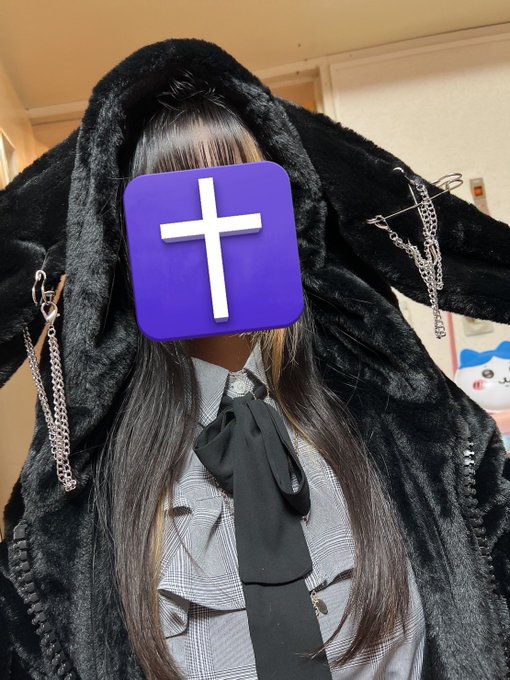 撮り直し!おっきいうさ耳アウター買ったよ❀.(*'▽`*)❀. 