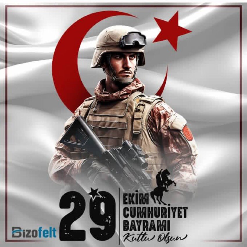Cumhuriyetimizin kuruluşunun 100. yılında, Türk milletinin bağımsızlık ve özgürlük sevdasını coşkuyla kutluyoruz. Nice yıllara! #Cumhuriyetimizin100YılıKutluOlsun #Bizofelt