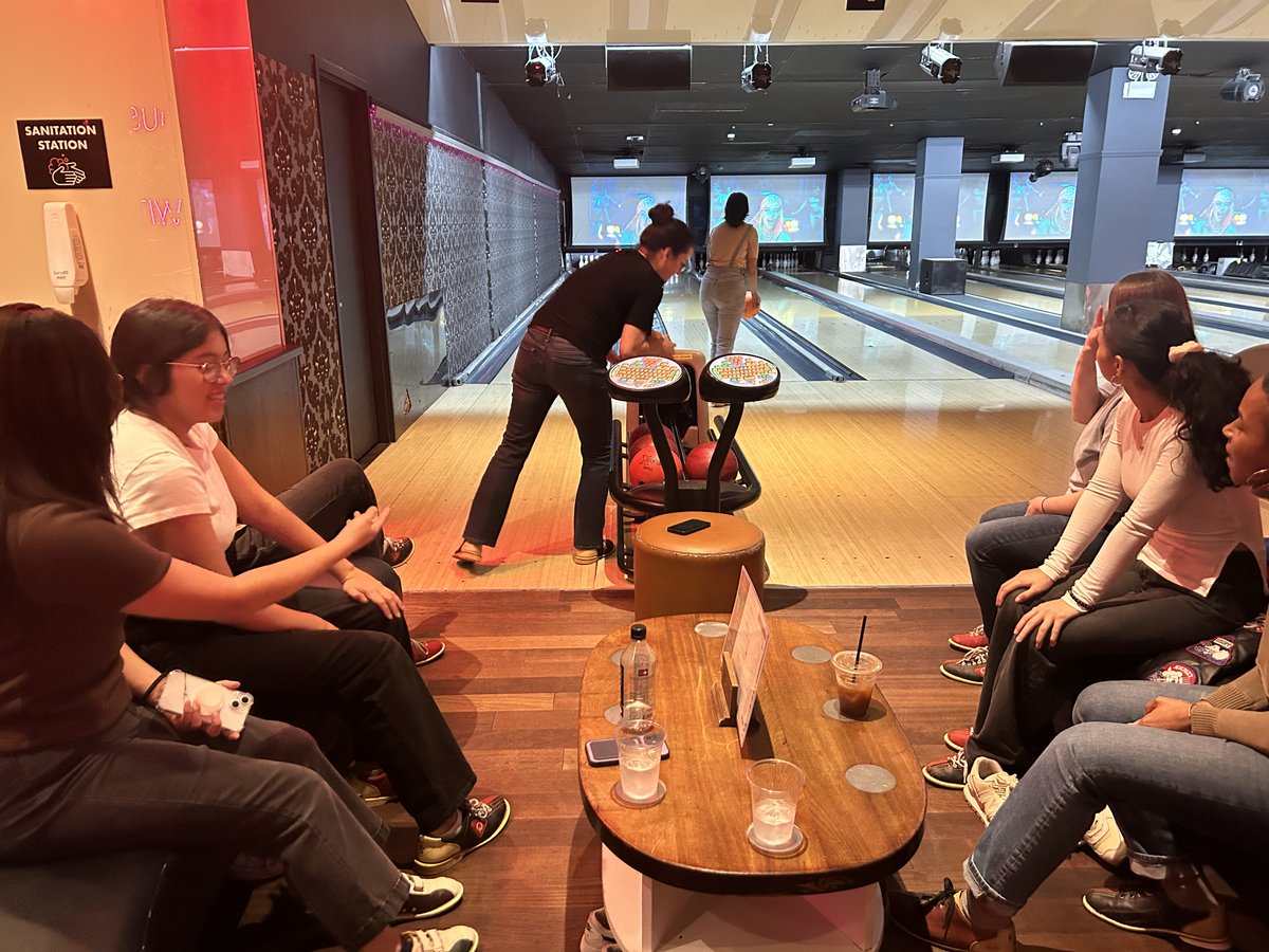 the_lugo_lab's tweet photo. We retreated! We set our individual and lab goals for the next coming year, and then we bowled! Thank you all for a wonderful year, 2023-2024 will be even better! https://t.co/uyQWRin5jA