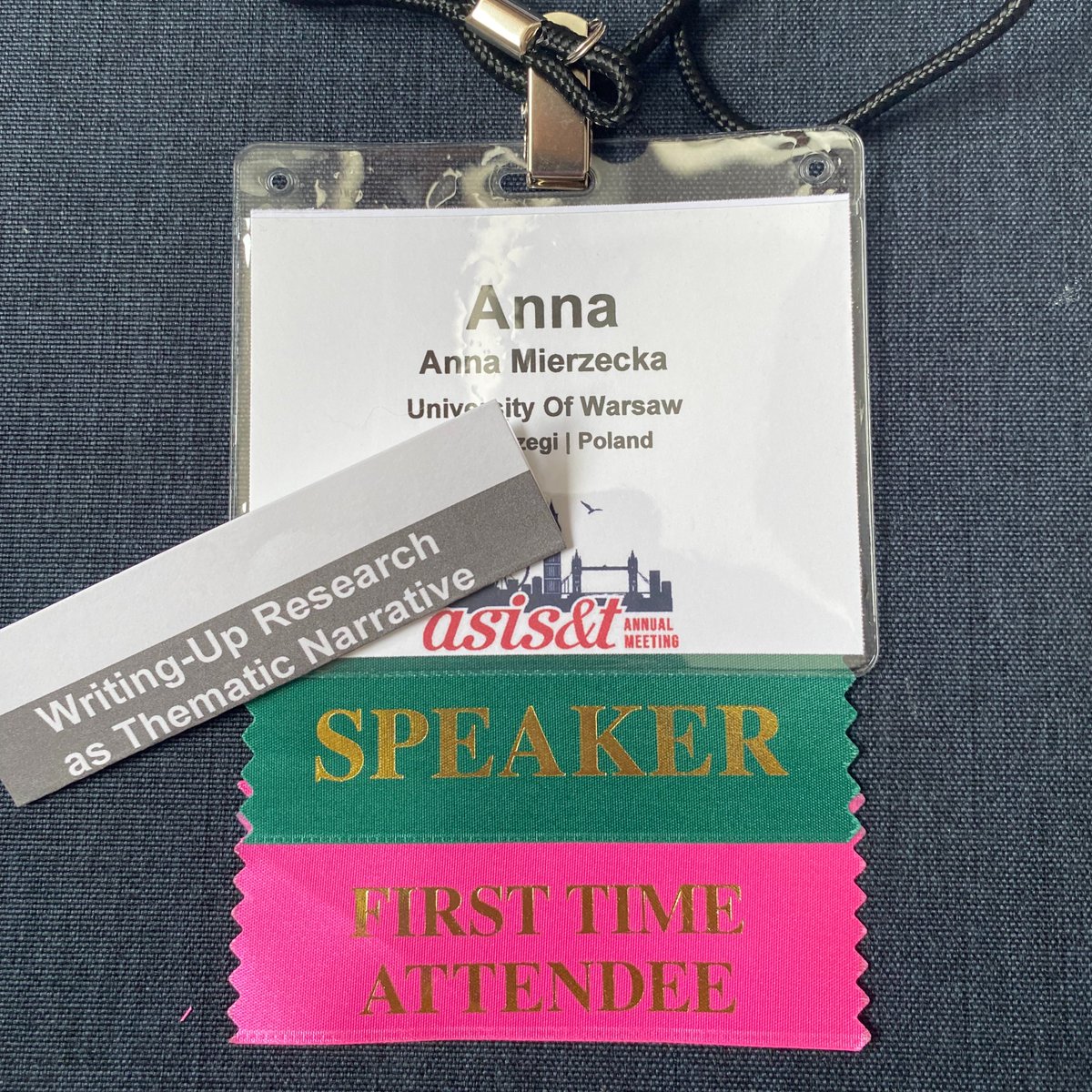 #ASIST23  Just had the opportunity to attend a fantastic workshop led by Prof. Jenna Hartel, Keith Munro, Hugh Samson, and Niloofar Solhjoo. What an amazing experience, truly transforming the way I think about my research.🚀  #ResearchJourney #Inspired