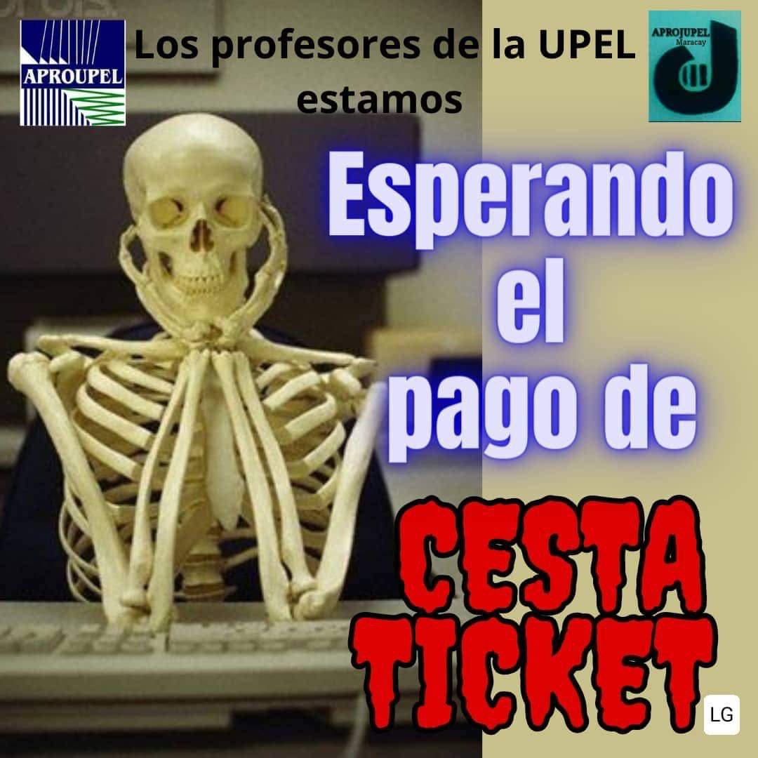 Sisifodichoso's tweet photo. Los docentes de la UPEL estamos esperando el pago del Cestaticket que debían pagar el miércoles con la miserable quincena!!! El régimen chavomaburrista sigue persiguiendo a los educadores y destruyendo la educación venezolana!!! #UPEL #APROUPEL #Fapuv @Aproupel_Mcy @APROUPEL https://t.co/JpgewluUMn