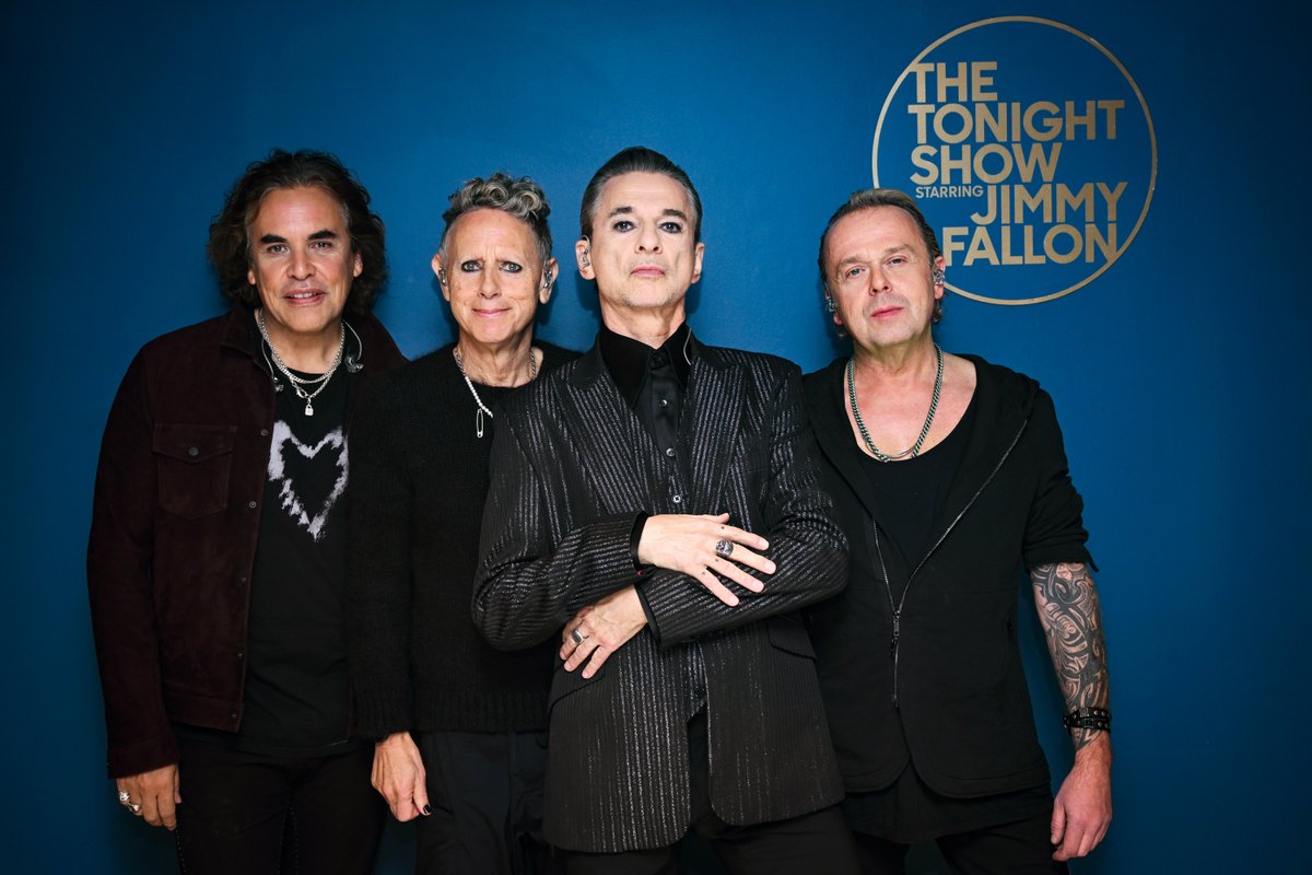 Todd Owyoung (@toddowyoung) on Twitter photo A pleasure to have the one and only <a href="/depechemode/">Depeche Mode</a> in front of my camera just moments before they stepped on stage at <a href="/FallonTonight/">The Tonight Show</a>. Absolute icons. A pleasure to have the one and only <a href="/depechemode/">Depeche Mode</a> in front of my camera just moments before they stepped on stage at <a href="/FallonTonight/">The Tonight Show</a>. Absolute icons.