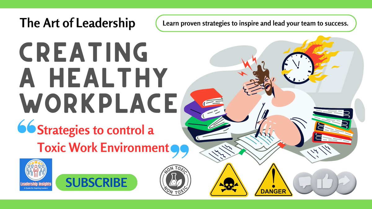 Check out the latest article in my newsletter: Creating a Healthy Workplace linkedin.com/pulse/creating… via <a href="/LinkedIn/">LinkedIn</a>