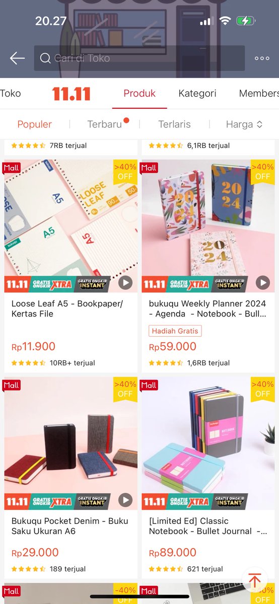 falla_adinda's tweet photo. Guysss! Planner 2024 udah dijual!
Jadi selama 2023 aku kan konsisten untuk nulis journal.
And it works like magic. Jadi bisa ngungkapin perasaanku.
Journalnya beli di sini, dan yang 2024 udah keluar.
Selain journal, notebook mereka juga bagus bagus.

https://t.co/Y7Uhmxhj7W https://t.co/rW6QwPGi7e