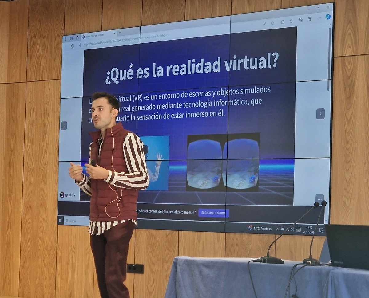 #innovareli23
#innovareli
Un año más, y van 7! Compartiendo experiencias innovadoras: Realidad virtual en #clase de Reli
Un gran recurso para todos,  y más aún,  para los alumnos con necesidades especiales 
Juan Francisco Vico