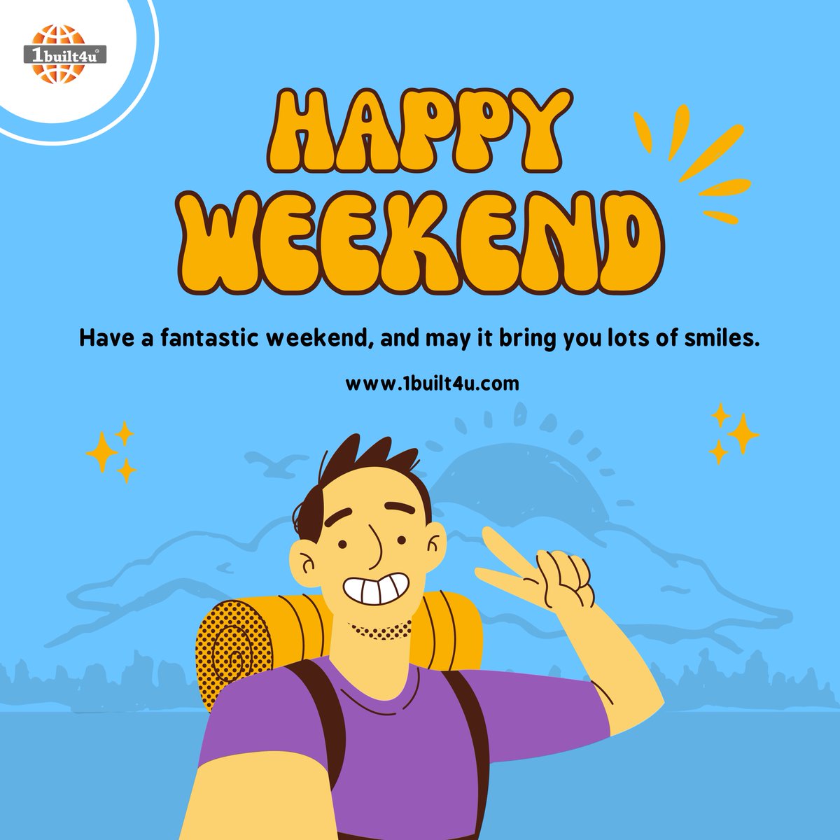 The weekend is here, and so is the adventure.

#1built4u
#WeekendVibes
#HappyWeekend
#WeekendMood
#WeekendGetaway
#WeekendFun
#RelaxationTime
#WeekendGoals
#WeekendAdventure
#WeekendEscape
#ChillTime
#FamilyWeekend
#FriendsAndFun