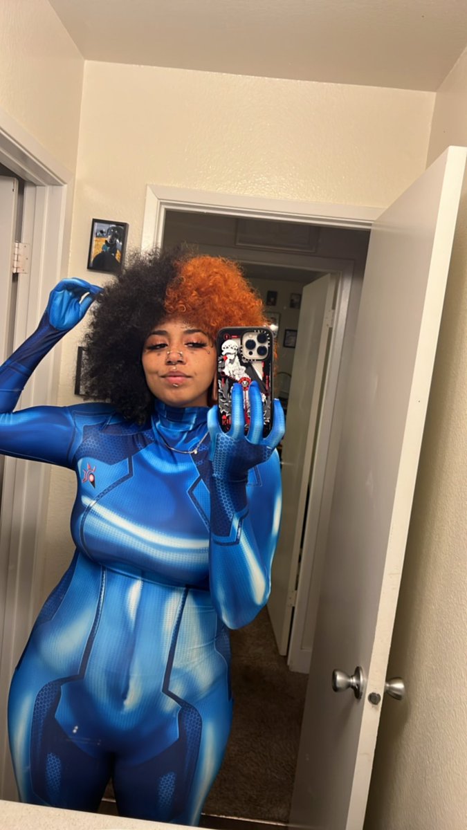 MonsterBurrell's tweet photo. Zero suit Samus 🫐 https://t.co/aD8o89tdbK