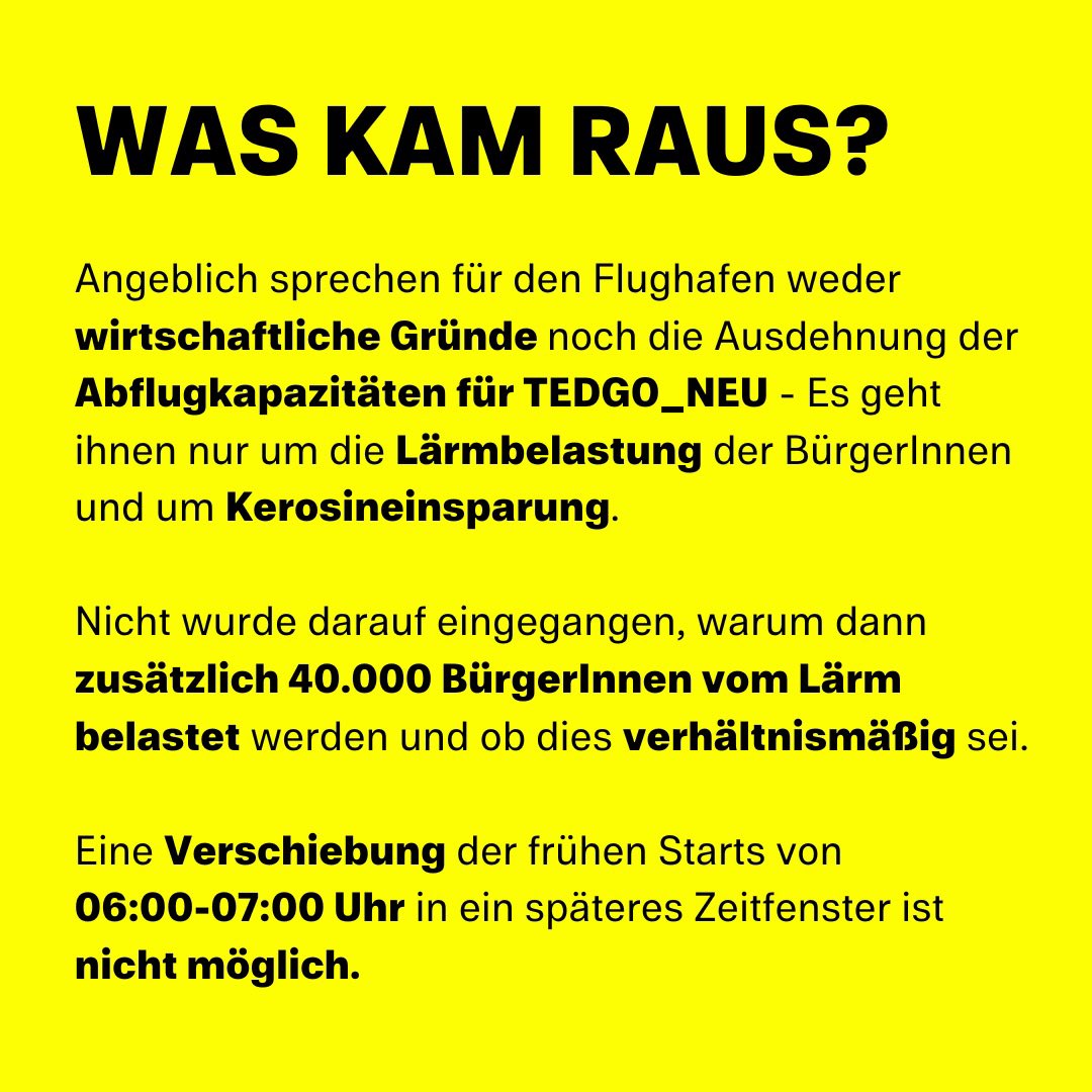 VGegenFluglaerm's tweet photo. Zusammenfassung des Treffens der Fluglärmkommision am Mittwoch, 25.10.2023 💥📣 Eins steht fest: Wir geben nicht auf! #NeinzuTEDGO_NEU #theländ #VerlorenesVertrauen https://t.co/bdZyjZOLCo