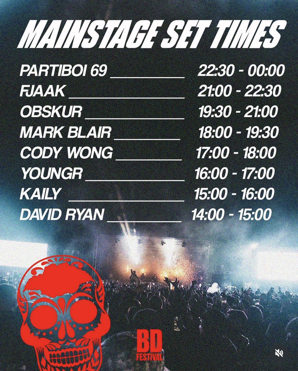 First festival tomorrow, let's go 🙏🏼