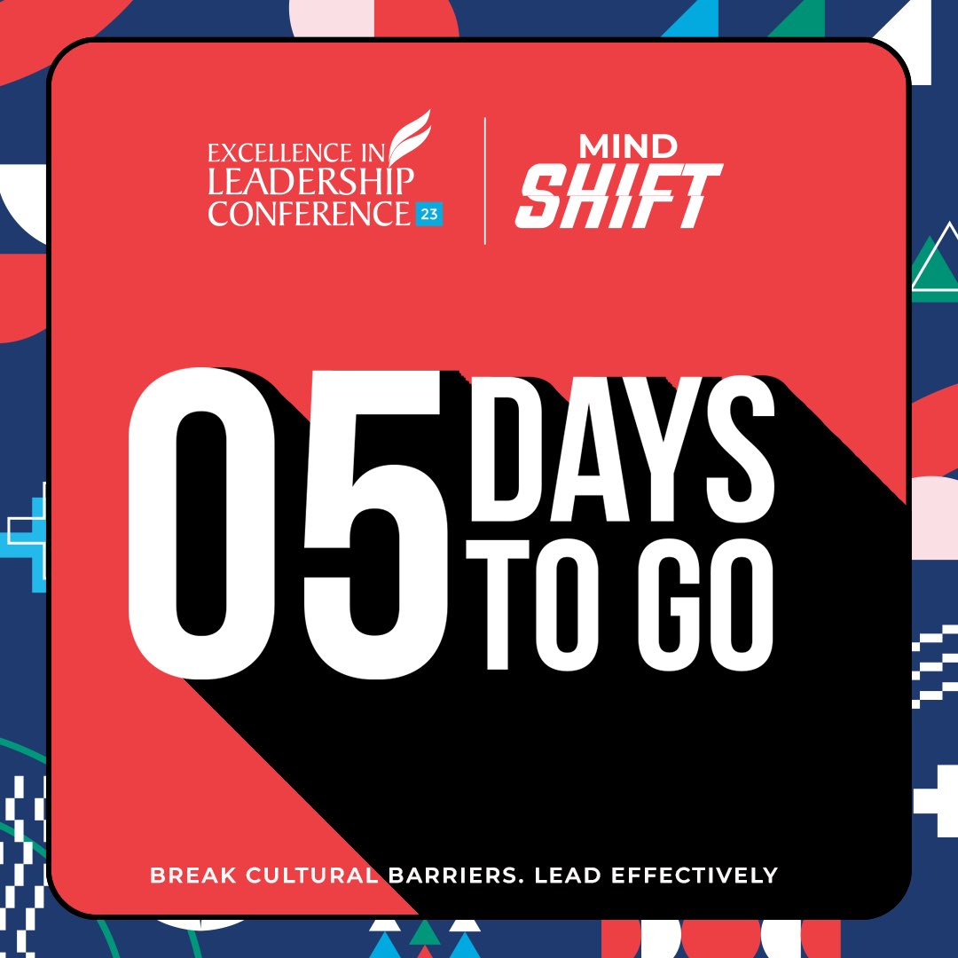 DaystarNG's tweet photo. The countdown is still on, 5 days and counting! 

The excitement is building as we gear up for #ELC2023. 

Are you ready to reshape your leadership journey? 

📅November 2nd and 3rd, 2023 | 9am - 2pm 
⛪Plot A3C, Ikosi Road, Oregun, Lagos, Nigeria. 

🌐https://t.co/jyHZeQ6GnI
https://t.co/7ZXGCPNu1X 

Attendance is absolutely FREE!
.
#Mindshift