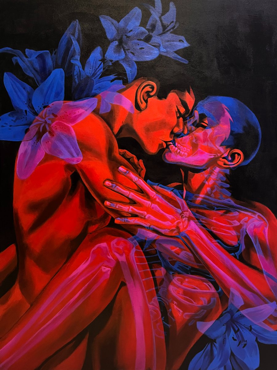 idwardoart's tweet photo. Vampire
3 ft x 4 ft
Acrylic on canvas
2023

This is my official entry for the 47th Joya Awards, an annual art competition open to all UP Cebu Fine Arts students. 

More information about this piece is in the thread below this post. https://t.co/9WyIE1iVwL