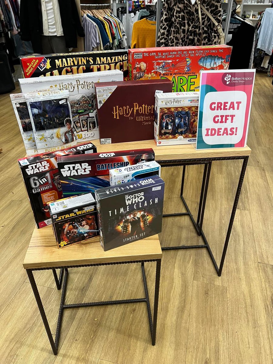 Do you need a #birthdaypresent or are you already thinking about #stockingfillers? We’ve got some great #gift ideas in all of our stores. Our #AstleyBridge shop has lots of great quality games and toys available now. But be quick - when they’re gone, they’re gone!!