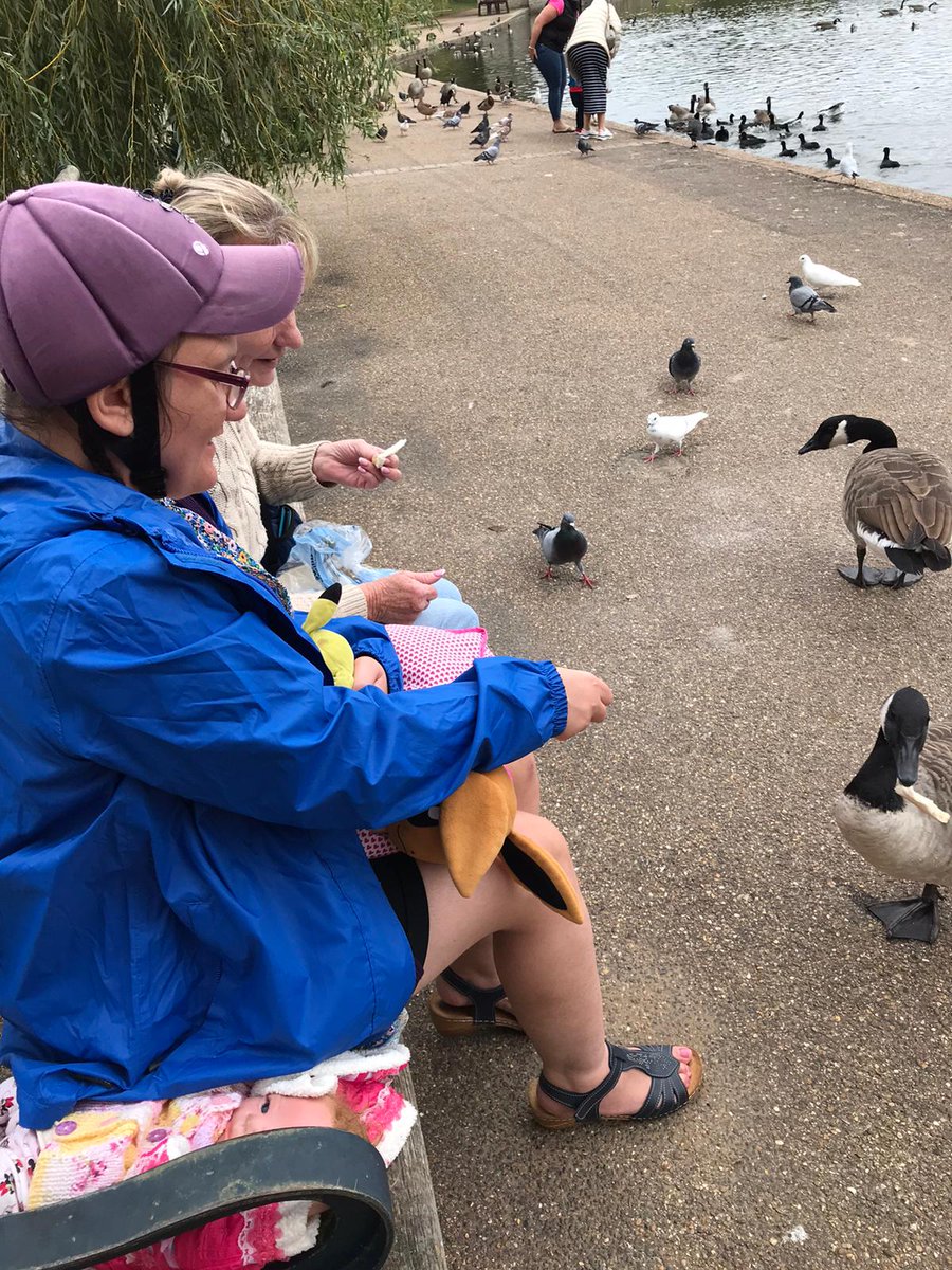 A trip out to Mote Park to feed the ducks followed by a delicious lunch, which was really enjoyed by everyone. #TheKentAutisticTrust #KAT #autismawareness #autism #MakeADifference #inthistogether #supportworker #support #autismlife #charity #charityfundraising #MotePark #ducks