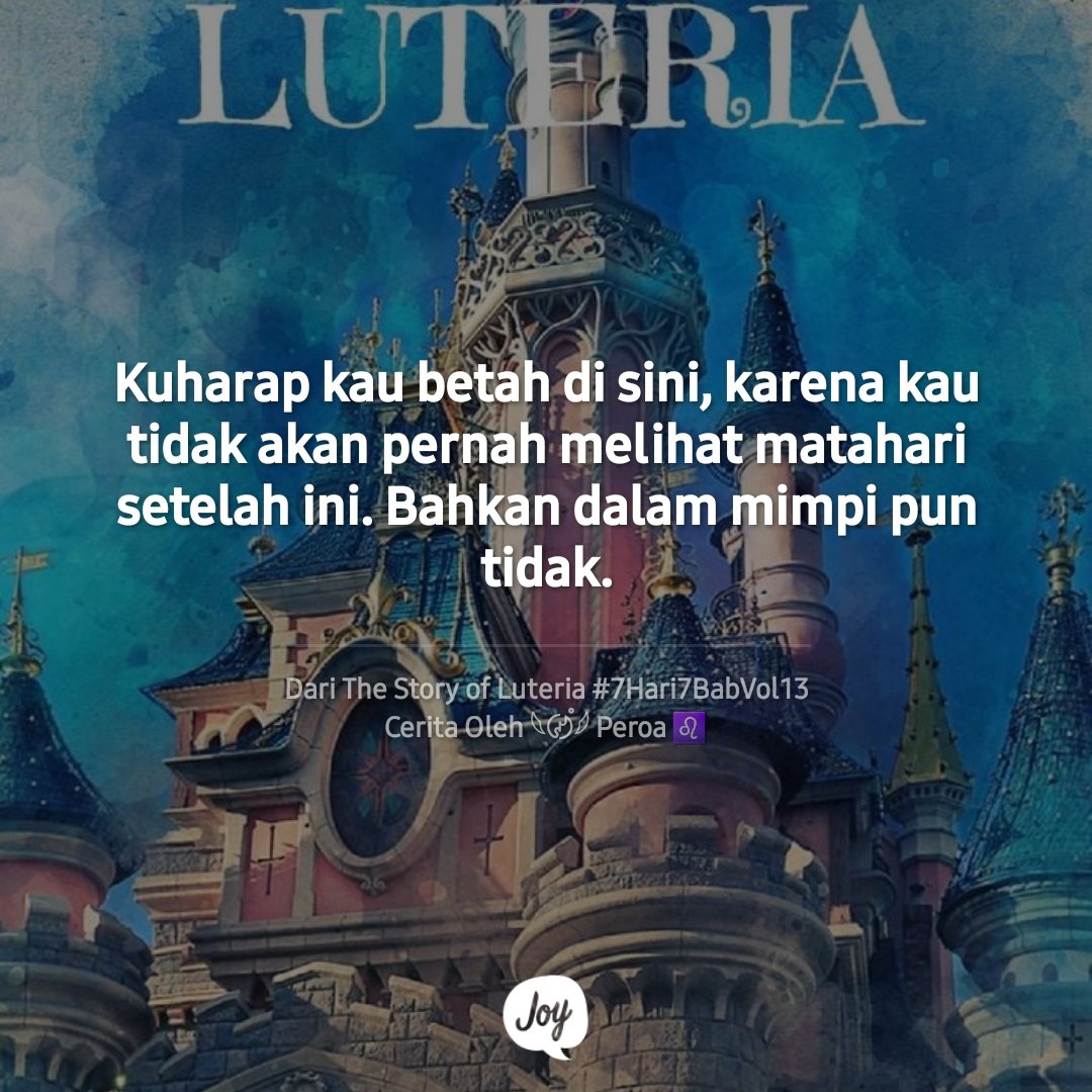 Joylada_ID's tweet photo. Namun di balik makmurnya negeri ada hal menyedihkan didalamnya, Arael sebagai pewaris kerajaan Luteria telah disekap selama lebih dari sepuluh tahun. #Joyreview https://t.co/40txPcW1UT