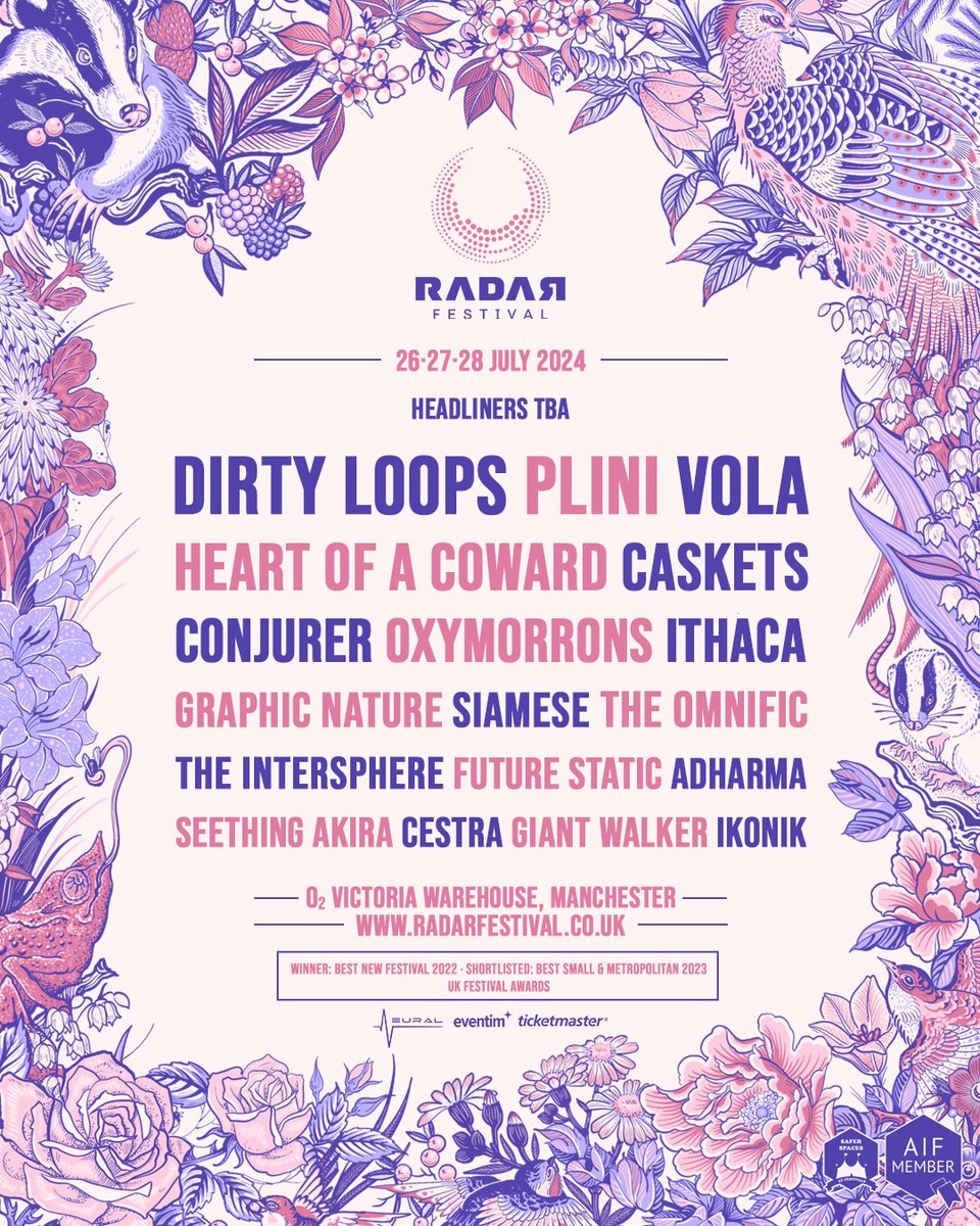 Distorted Sound (@distorted_mag) on Twitter photo .<a href="/DirtyLoops/">DIRTY LOOPS</a>, <a href="/plinirh/">Plini</a>, @volaband, <a href="/ConjurerUK/">Conjurer</a>, <a href="/hoac_official/">Heart of a Coward</a>, <a href="/theomnificband/">The Omnific</a>, <a href="/ITHACABAND/">✨ITHACA✨</a>, <a href="/OXYMORRONS/">Oxymorrons</a>, <a href="/Caskets_band/">CASKETS</a>, <a href="/future_static/">Future Static</a> and more announced for <a href="/RDRfestival/">RADAR Festival</a>! distortedsoundmag.com/radar-festival… .<a href="/DirtyLoops/">DIRTY LOOPS</a>, <a href="/plinirh/">Plini</a>, @volaband, <a href="/ConjurerUK/">Conjurer</a>, <a href="/hoac_official/">Heart of a Coward</a>, <a href="/theomnificband/">The Omnific</a>, <a href="/ITHACABAND/">✨ITHACA✨</a>, <a href="/OXYMORRONS/">Oxymorrons</a>, <a href="/Caskets_band/">CASKETS</a>, <a href="/future_static/">Future Static</a> and more announced for <a href="/RDRfestival/">RADAR Festival</a>! distortedsoundmag.com/radar-festival…