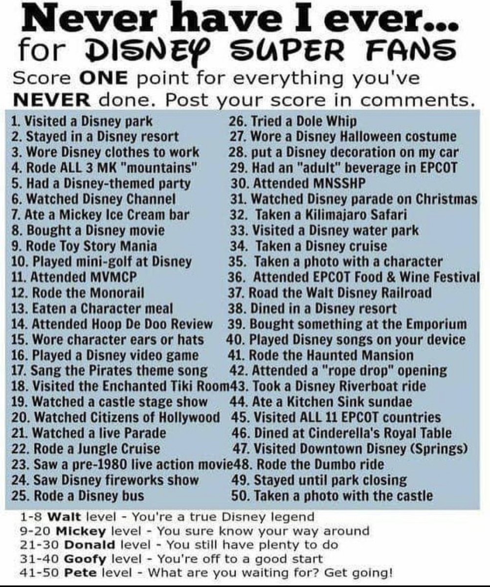 EarresistibleK's tweet photo. Let me know your score in the comments!

https://t.co/Gx8MgxnMjr

#disney #disneyfan #disneyadult #disneyquiz #disneygram #disneyworld #disneyland https://t.co/D9a4grqSWR