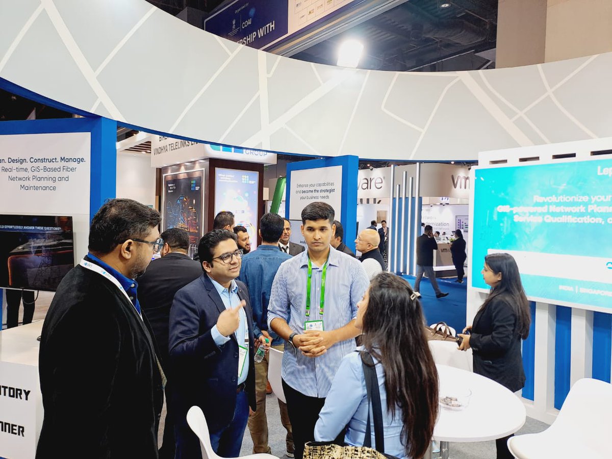 leptonsoftware's tweet photo. Day 2 at @exploreIMC 2023, and the excitement at Booth No- 3.54 is still going strong!โจ
Join us to shake things up. Let's chat about transforming your business, from location intelligence to telecom! #IMC2023 #5G #telecom #GISpartner #locationintelligence #leptonsoftware #Day2 https://t.co/uIkTUBTUOO