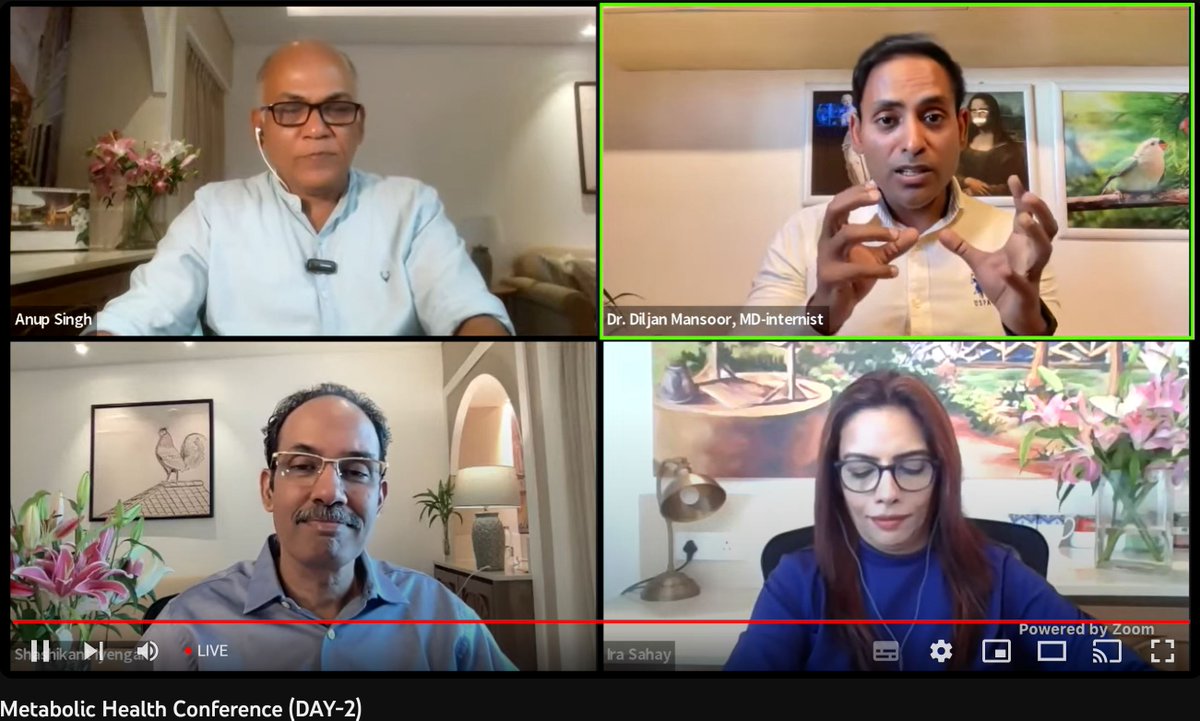 India!! 📢Listen @DiljanMansoor at #MHCINDIA2023 📢
Do NOT  let this high-value,high-impact 💪medical advice go to waste, which resolves #Type2Diabetes, #obesity with #lowcarb way of eating! @dlifein @shashiiyengar @eatrightmonk @anjupete @arunkumar3112 
youtube.com/watch?v=3qCzX8…