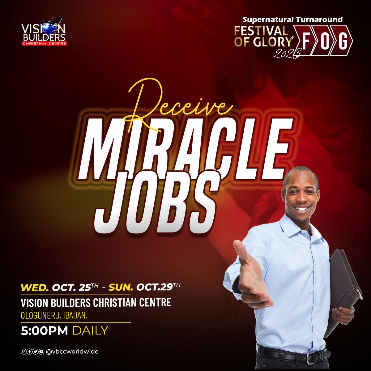 vbccworldwide's tweet photo. Receive Miracle Jobs at #FOG2023... https://t.co/oYF7eEAD6e