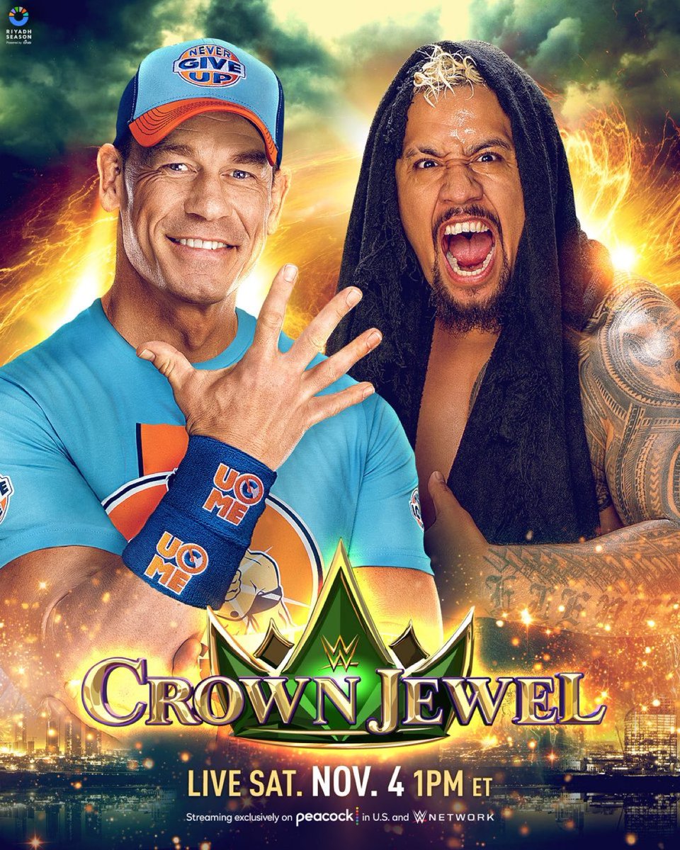 At #WWECrownJewel it with be the GOAT against the Enforcer!