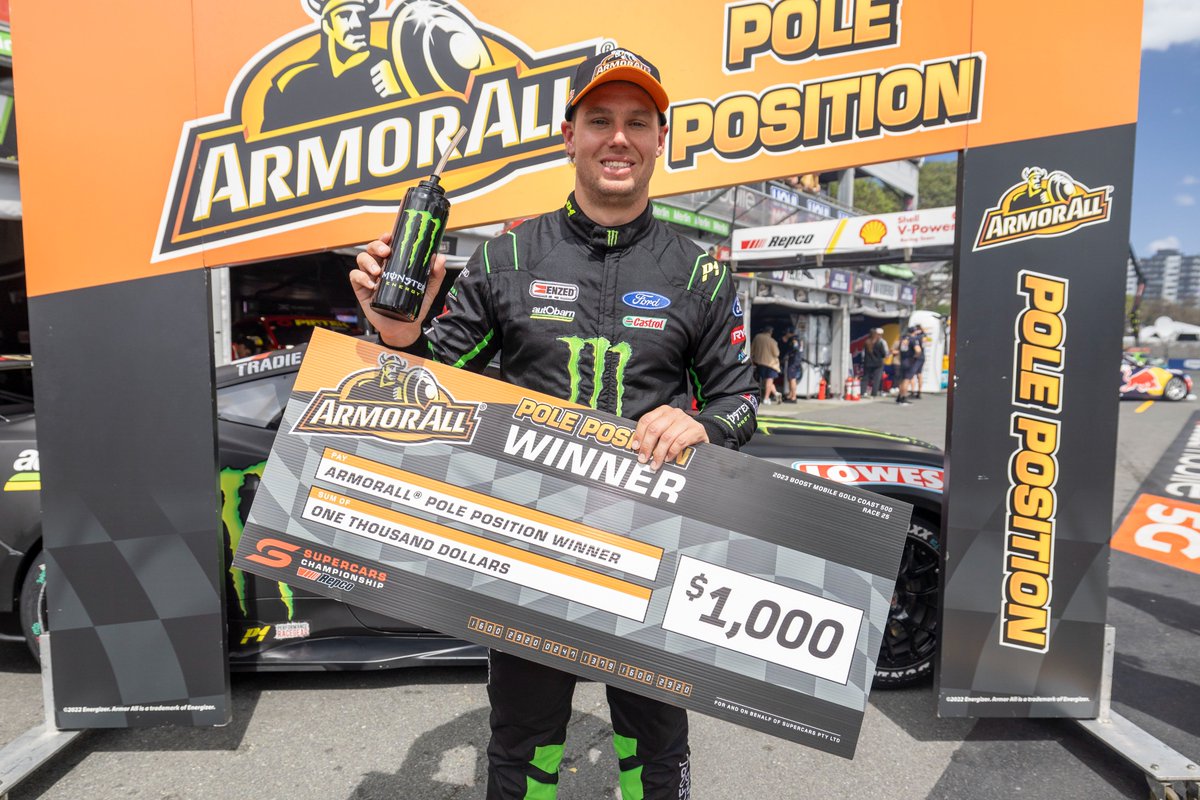 FordAustralia's tweet photo. Cameron Waters and @TickfordRacing  have taken an epic win on the streets of the Gold Coast, with @daffidreynolds and @GroveRacing a fine third. 
Great to be back on the top step!
#RepcoSC https://t.co/KKah5V1xxp