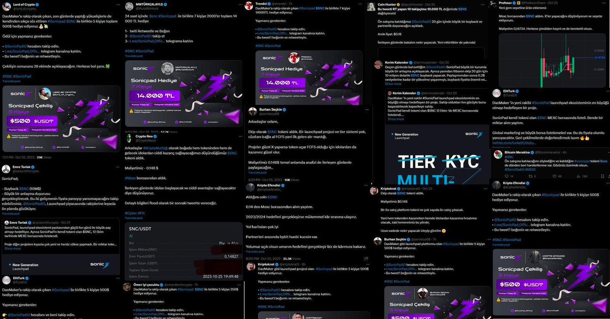 #SNC Paylaşan Fenomenler Tam Liste ;

RT’leyip paylaşalım herkes görsün!