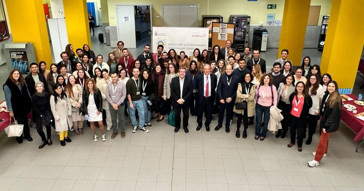 Los alumnos del Máster SER en #EAS, que cuenta con la colaboración  de <a href="/AstraZeneca/">AstraZeneca</a>, siguen este sábado en la primera sesión presencial en la <a href="/urjc/">URJC</a>