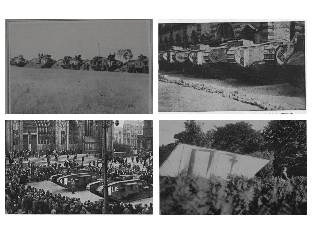 Head scratching time. One of these images shows a fake tank, can you spot it ? (Hint: all these images are post 1920)