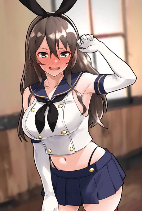 島風コス足柄さん #艦これ