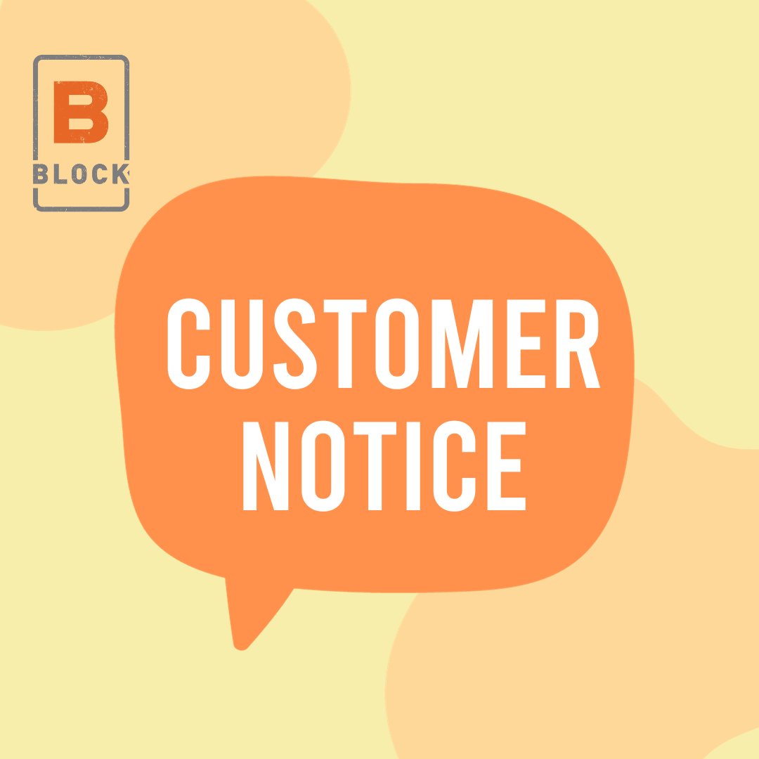 📣 CUSTOMER NOTICE:

On Thursday 2nd November we will be closing at 13:30 due to a private function taking place. Thank you for your understanding ❤️