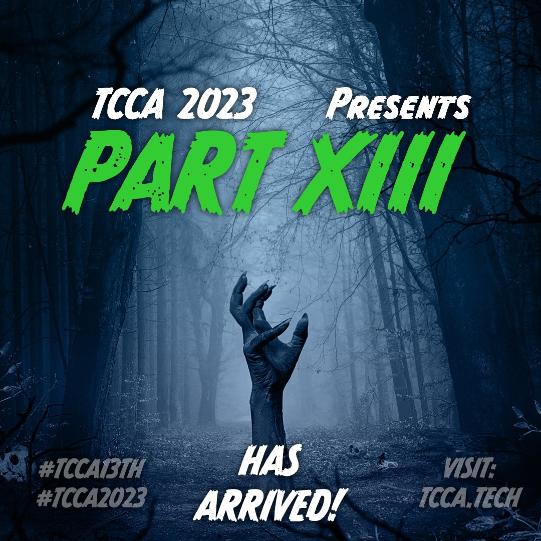 PartXIII has arrived! Join us at #TCCA2023! With keynote Gerry Brooks, amazing speakers, 100s+ sessions, free lunch, costume contest, and more! ~7 CPE HOURS! Visit tcca.tech #TCCA13th #TechOrTreat @AldineDLS @AldineISDTech @AldineISD #DLSbyDLS