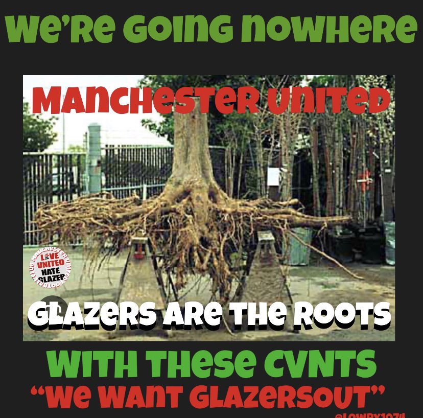 #GlazersFullSaleNOW #GlazersOut #GlazersAreGreedyTouts