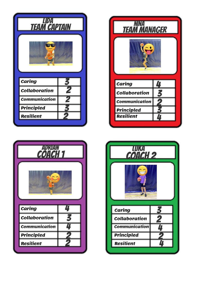 LockettMeg's tweet image. Streetball Team Planning is underway 💥 All completely digital this year. Captain preps player cards connecting to player attributes, Manager highlights game times, Coach 1 preps strategies, Coach 2 preps the warm up #physed #peteacher #physicaleducation