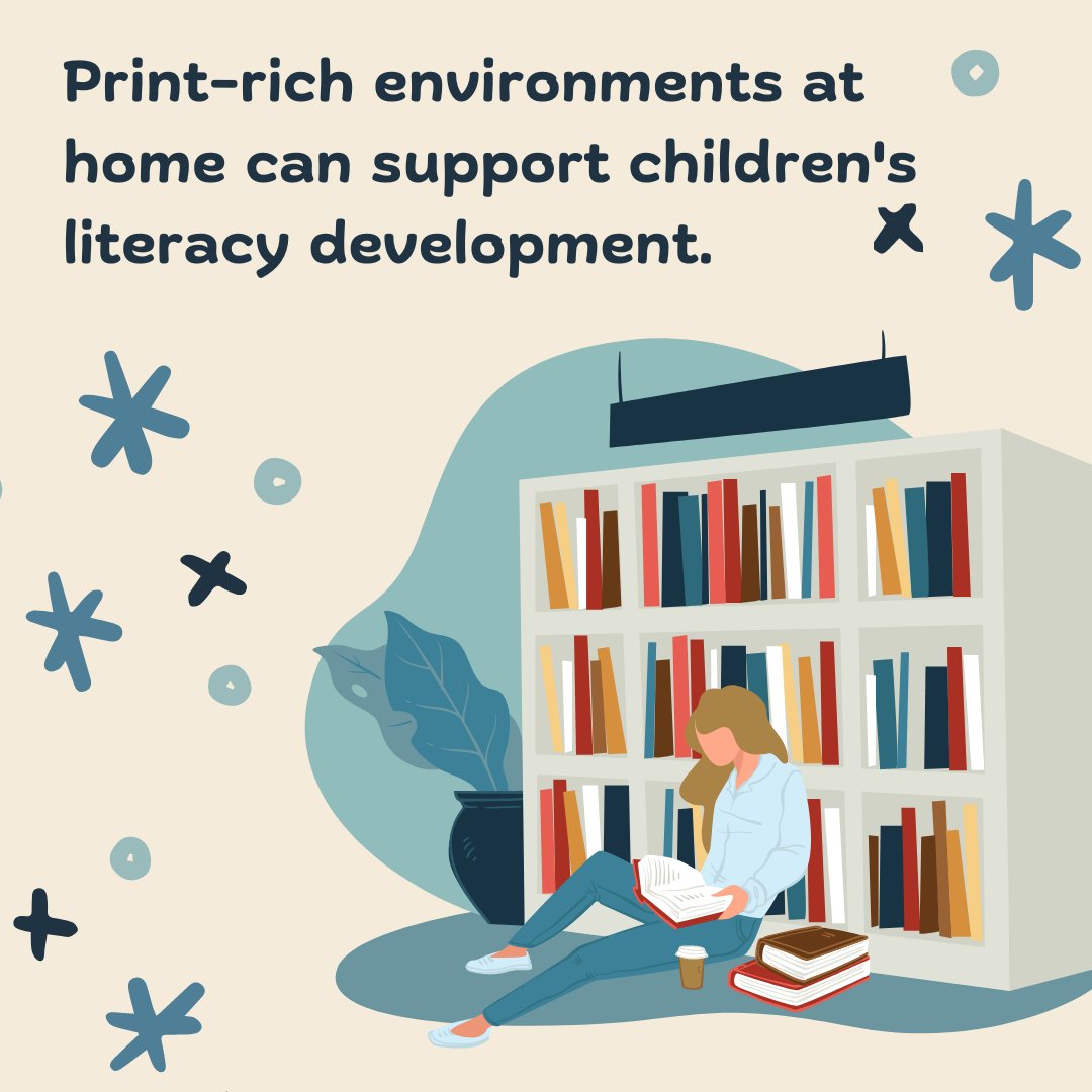 TWUEducation's tweet photo. A text-rich environment helps to familiarize children with concepts of print and emphasize relevance. #TWULitandLearn #ReaderResponse #LitLearnLead Contributed by @KKoehnTWU https://t.co/vf3xSPQ115