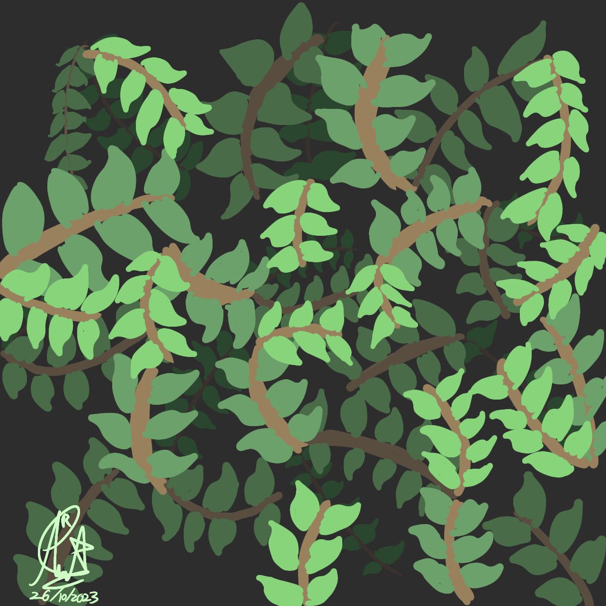 Lush Greenery 
.
#ibispaintx #digitalart #digitalbackgroundart #digitalbackground #natureart #green #greenery #lushgreenery #lushgreen #facelessart #FacelessFAC #artidn #art @CmsnArtist_Id