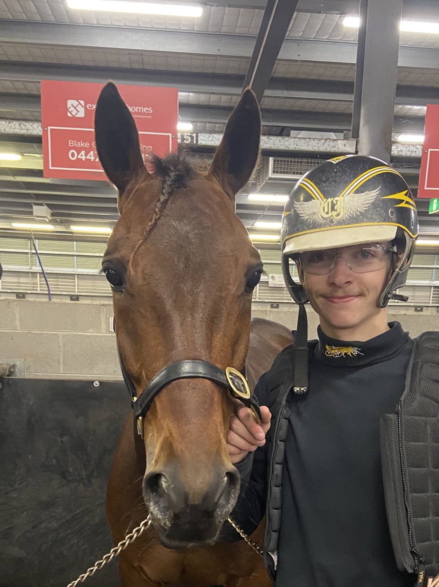 Thanks Jordy for the great steer on SOLESSEO MATUCA (A Rocknroll Dance - Princess Dilinger) at Melton in the “Download the TAB App” Pace tonight. Not always the easiest horse to deal with, but plenty of grit when it counts. #betavet