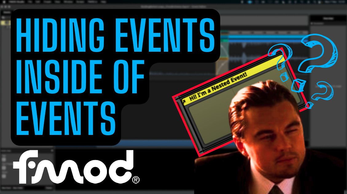 Events within events within events within events within events within events within events within events...

WATCH 👉 youtube.com/watch?v=bbv05x…

#gameaudio #indiegame #fmod