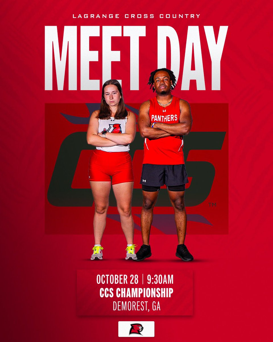 Meet Day!

@LaGrange_XC is on the road headed to Demorest, GA for the <a href="/CCofSouth/">Collegiate Conference of the South</a> Championships!

#GoPanthers