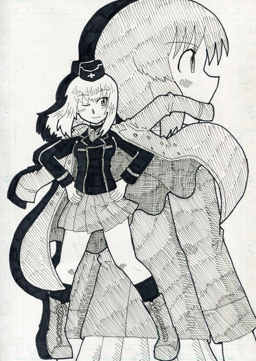 #絵柄が好きって人にフォローされたい #秋の創作クラスタフォロー祭 画力はともかく絵柄は割と悪くないんじゃないかと思ってる