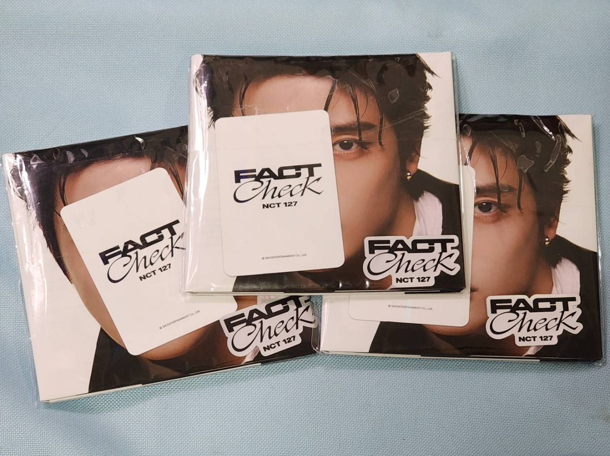ขายอัลบั้ม NCT127 FACT Check หน้าปกแจฮยอน พร้อมกาด ไม่แกะ มี 3 แผ่นจ้า  
ราคา 580 บาท/แผ่น

เนื่องจากโดนลูกค้าเท ไม่ยอมจ่ายค่าของและน้ำหนัก จริงๆ ส่งไปบางอย่างแล้วด้วย ที่เหลือเลยต้องปล่อยขาย

ค่าส่งเหมาๆๆ 50 บาท
#NCT127 #NCT #JAEHYUN #ตลาดนัดnct