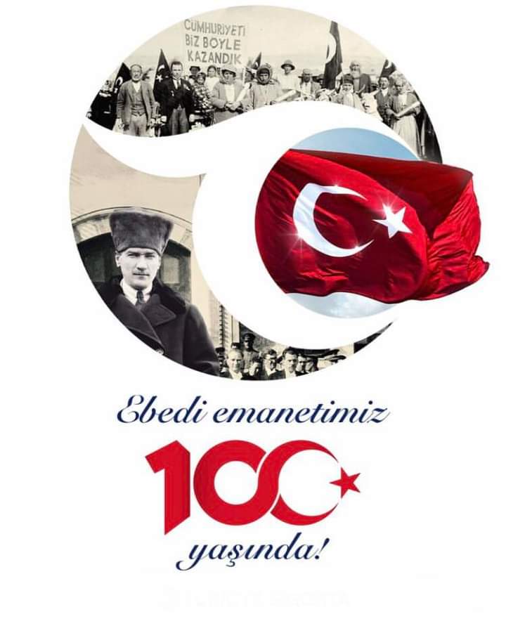 #Cumhuriyet100yaşında kutlu olsun 🇹🇷🇹🇷🇹🇷