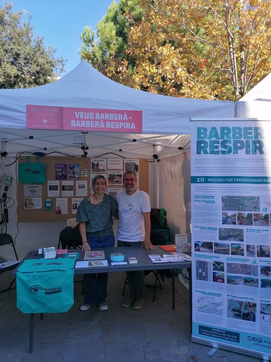 📍 Hoy te esperamos en la Mostra d'Entitats de Barberà, para explicarte nuestras propuestas y para escuchar tus ideas sobre cómo hacer de Barberà una ciudad más saludable

#bdv #MostraEntitatsBarbera